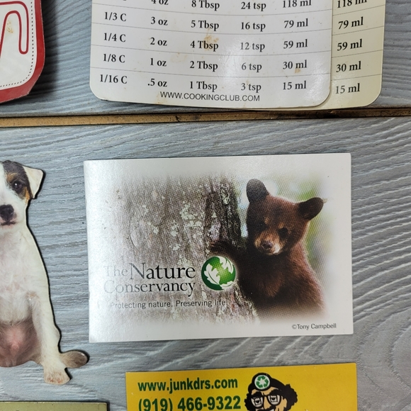 Kitchen Refrigerator Magnets - Dali, Herbs, Dogs, Butterfly, Measurement Tables - Picture 14 of 16